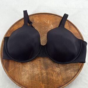 Vanity Fair Bra Wm 38D Black Underwire 76380 T-Shirt Full Coverage